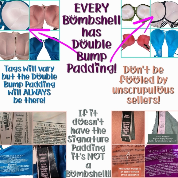 Victoria’s Secret Matching Set Bombshell Bra/Fishnet Cheeky Panty-32D/Small - Picture 13 of 15